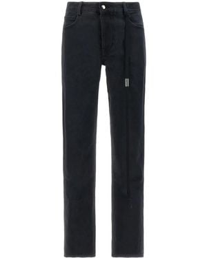 Ann Demeulemeester Jeans Dritti - Blu