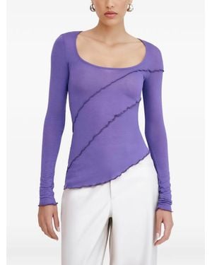 MARCELLA Melody Long-Sleeve Top - Purple