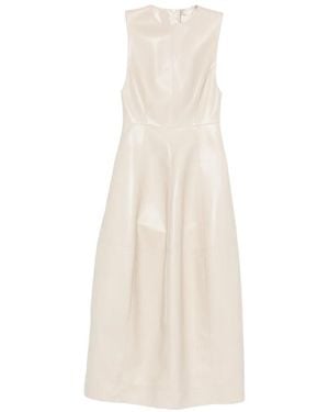 Nanushka Crew-Neck Midi Dress - White