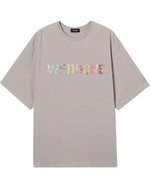 we11done T-Shirt À Manches Courtes - Grey