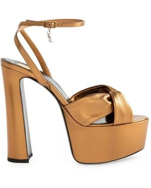 Saint Laurent Franciane Sandalen 85Mm - Weiß