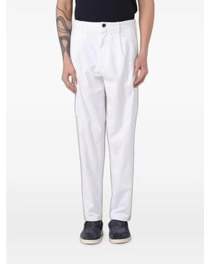 Giorgio Armani Stretch-Cotton Cargo Trousers - White