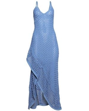 DIOTIMA Abito Midi Riki Asimmetrico - Blu