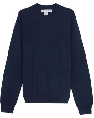 Comme des Garçons Pullover Mit Geripptem Saum - Blau
