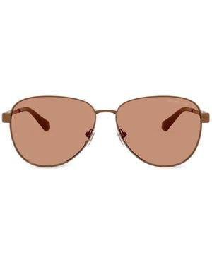 Michael Kors Biarritz Pilot-Frame Sunglasses - Pink