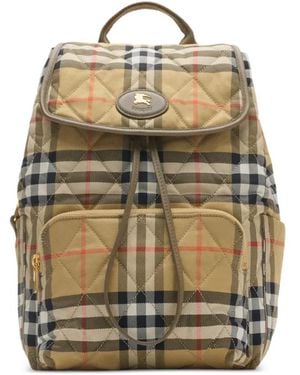 Burberry Horseshoe Backpack - Natural