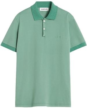 Lanvin Klassisches Poloshirt - Grün