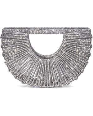 HIBOURAMA Demetra Embellished Tote Bag - Grey