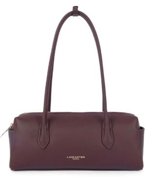 Lancaster Cube Rectangular-Shape Shoulder Bag - Purple