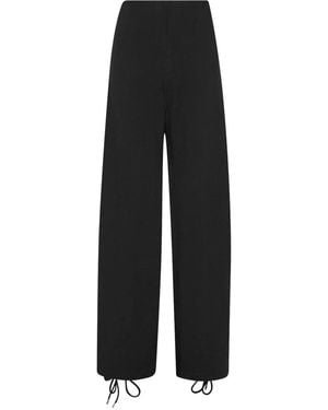 ROTATE BIRGER CHRISTENSEN Pantalones de chándal con cordones - Negro