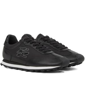 KARL LAGERFELD Sonar Autograph Trainers - Black