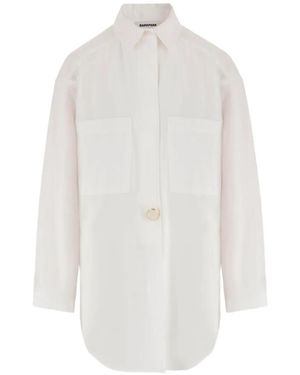 DARKPARK Patch-Pocket Long-Sleeve Shirt - White