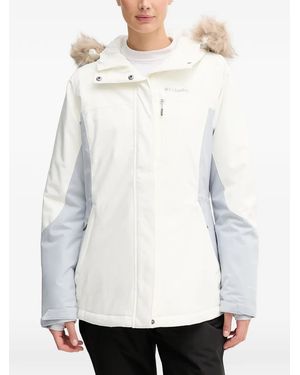 Columbia Ava Alpine Faux-Fur Hooded Ski Jacket - White