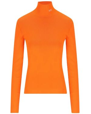 Loewe High-Neck Jumper - Orange