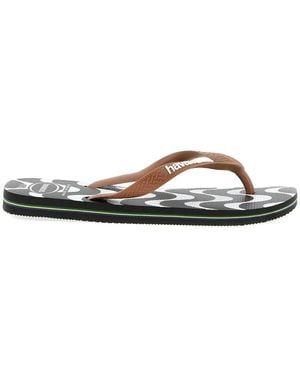 Havaianas Slippers Met Logo-Applicatie - Wit