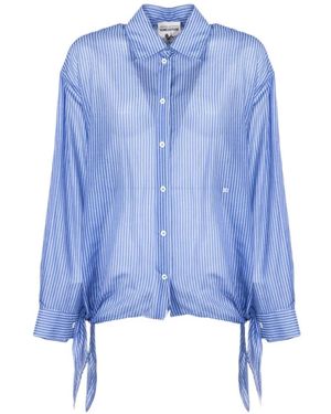 Semicouture Striped Shirt - Blue