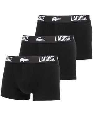 Lacoste Logo Waistband Boxers - Black