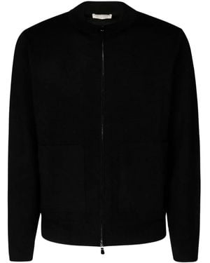 FILIPPO DE LAURENTIIS Cardigan Zippé À Poche Plaquée - Noir