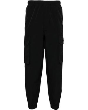 Aape By A Bathing Ape Logo-Embroidered Cargo Pants - Black