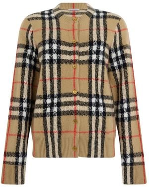 Burberry Karierter Kaschmircardigan - Mehrfarbig
