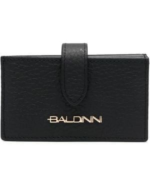 Baldinini Logo-Plaque Leather Wallet - Black
