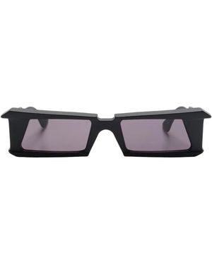 Kuboraum Geometric-Frame Sunglasses - Black