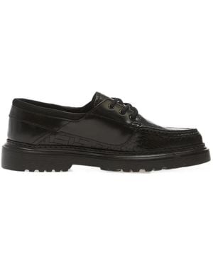 Filling Pieces Sea Tek Woven Loafers - Black