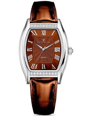 Christian Van Sant Gemma 34Mm Watch - Red