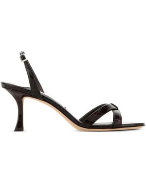 Jimmy Choo 70Mm Elsy Sandals - Metallic