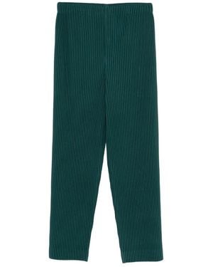 Homme Plissé Issey Miyake Pleated Trousers - Green