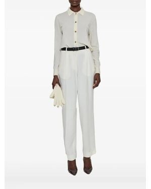 arch4 Button-Fastening Shirt - White