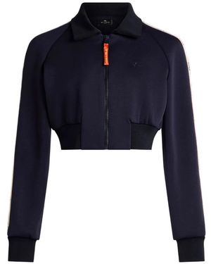 Etro Felpa Con Zip - Blu