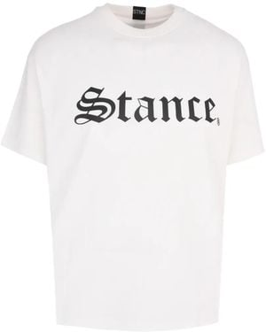 Stance Camiseta Con Logo - Blanco