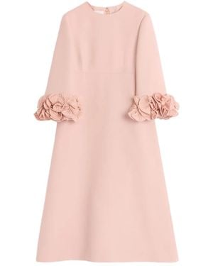 Valentino Garavani Crepe Couture Midi Dress - Pink