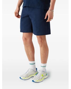 CASABLANCA Pattern-Detail Shorts - Blue