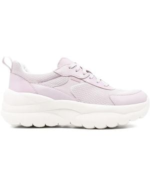 Geox Xtors Mesh-Panel Sneakers - White