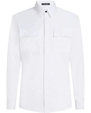 Karl Lagerfeld Signature Shirt - White