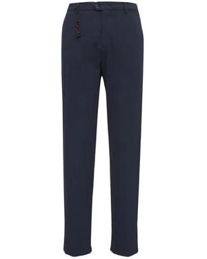 Marco Pescarolo Spring Casual Trousers - Blue