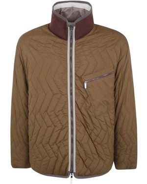 Emporio Armani Fleece Jacket - Brown