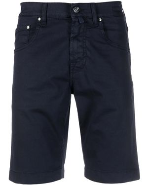 Jacob Cohen Bermuda Dritti Con Applicazione - Blu