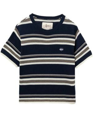 AAPE BY A BATHING AP Striped T-Shirt - Blue