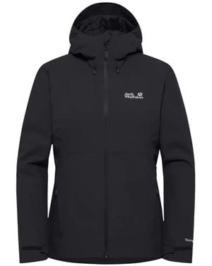 Jack Wolfskin Chaqueta Wisper Ins Con Capucha Y Logo - Azul
