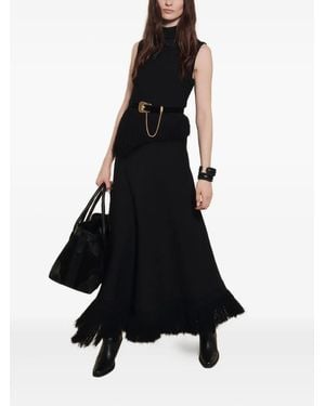 Johanna Ortiz Momentum Fringed Dress - Black