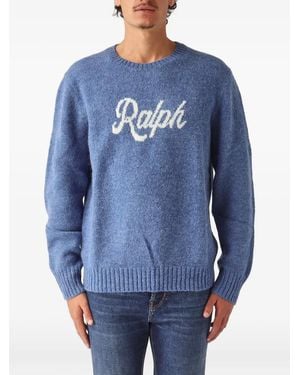 Polo Ralph Lauren Logo-Embroidered Sweater - Blue