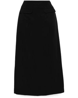 FARM Rio Midi Skirt - Black