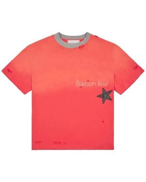 Boredom Kills Stardom T-Shirt - Pink