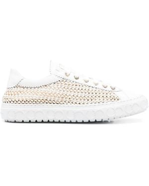 Casadei Woven sneakers - Blanco