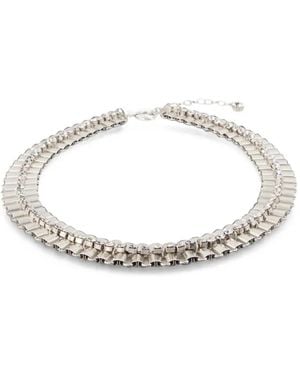 Isabel Marant Herese Crystal-Embellished Belt - Natural