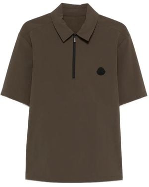 Moncler Polyamide Polo Shirt - Multicolour