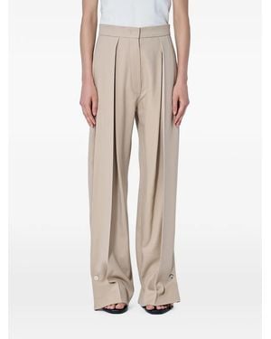 Sportmax Pantaloni Con Pieghe - Neutro
